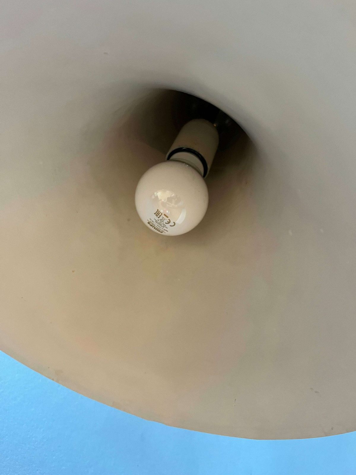 photo furniture Kleine Vintage Beige Heksenhoed Hanglamp