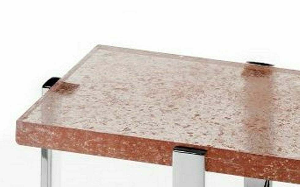 Pair Of Mid Century Chromed Metal And Resin Side Tables Attributed To Pierre Giraudon. photo furniture