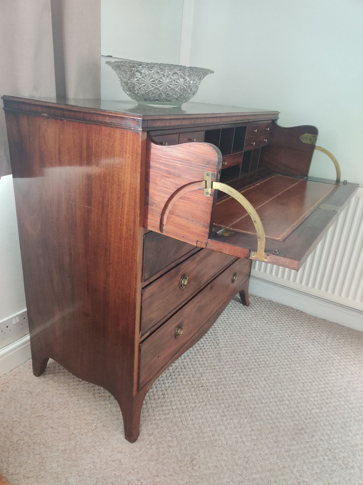 Antique Mahogany Drawer Front Secretaire photo buy