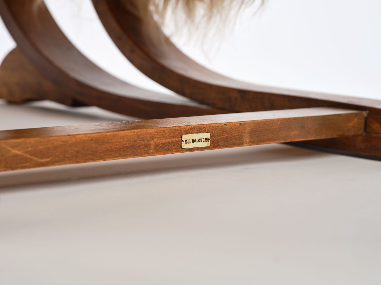photo buy Unique & Rare Modernist Deco ‘Famulus’ By J P Hully Bentwood Sprung Seated Armchair Wrapped In Icelandic Sheepskin & Cognac Leather. Circa 1930s