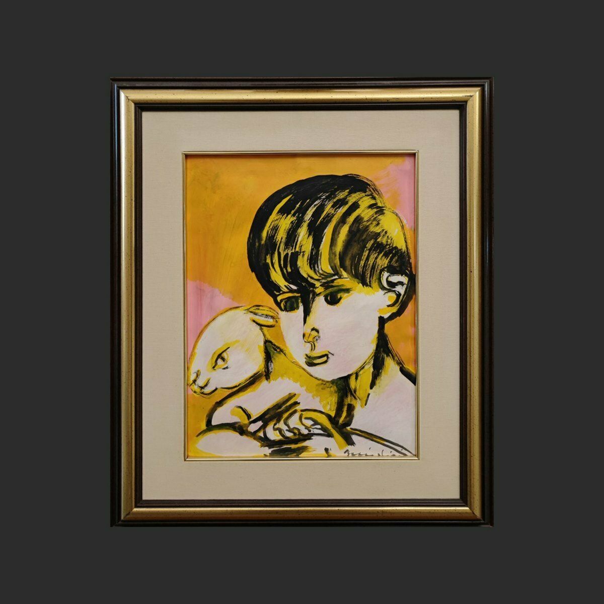 Work By Remo Brindisi, Oil On Canvas