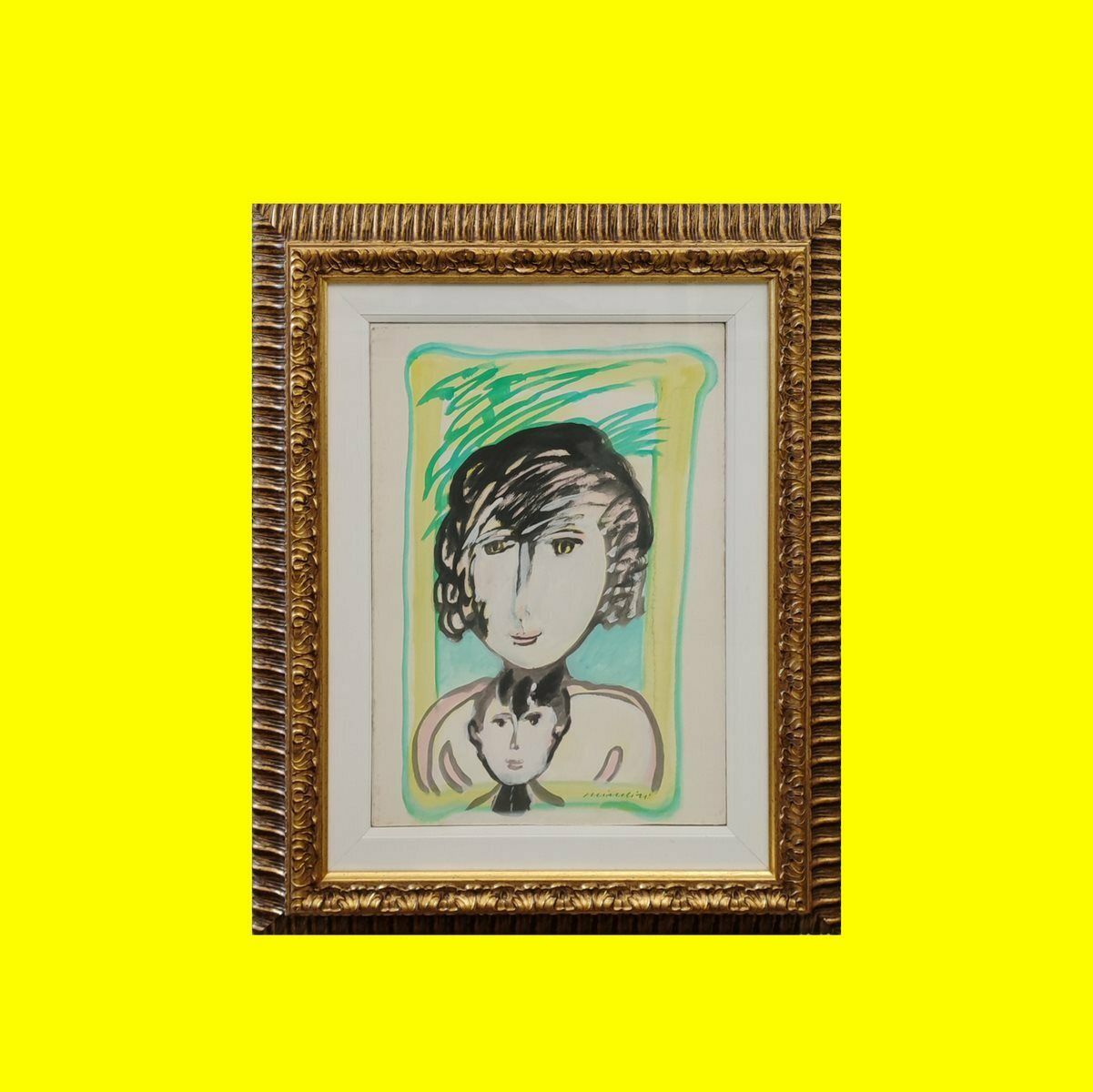 Work By Remo Brindisi, Tempera