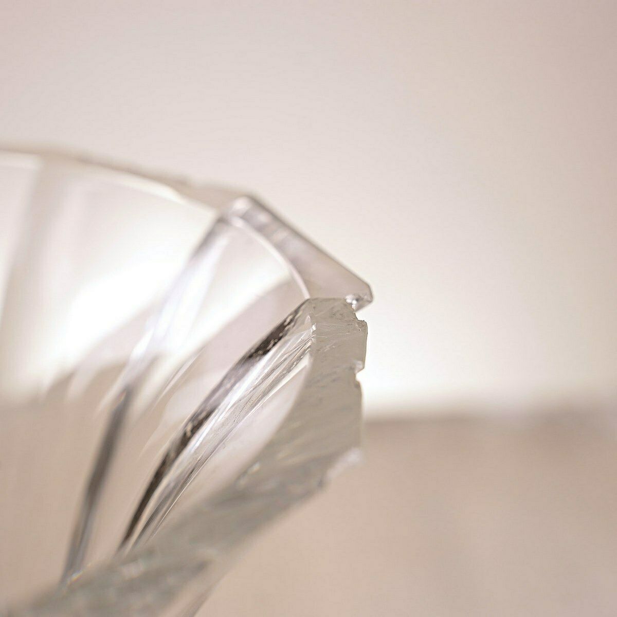 70s Centerpiece In Cut Glass, 1970s photo 59.0