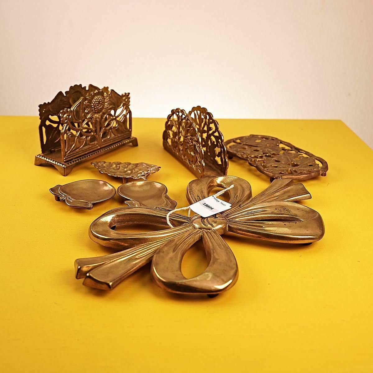 Mixed Vintage Brass Items, 7 Pieces