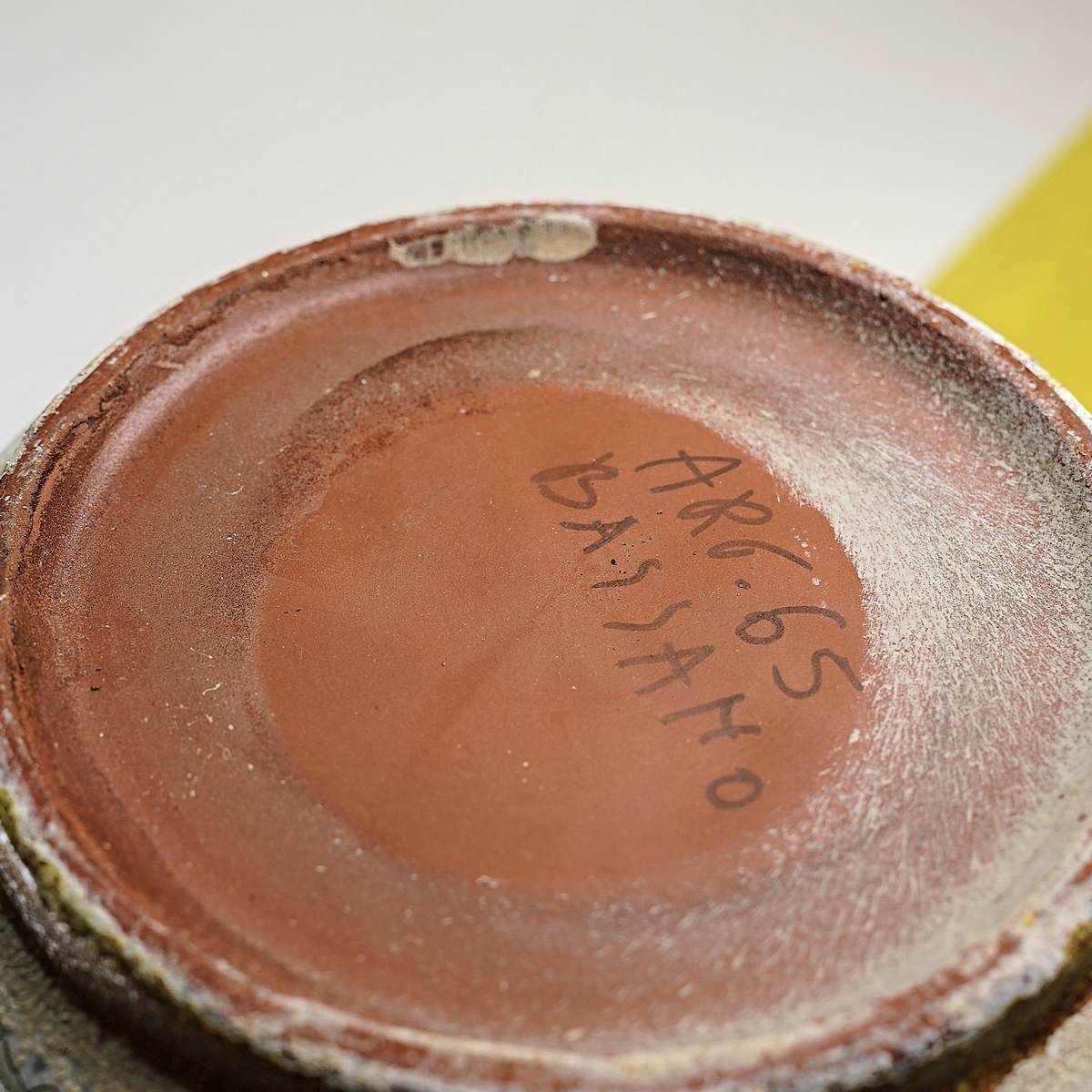 Hand Painted Vintage Bassano Terracotta Vase photo buy
