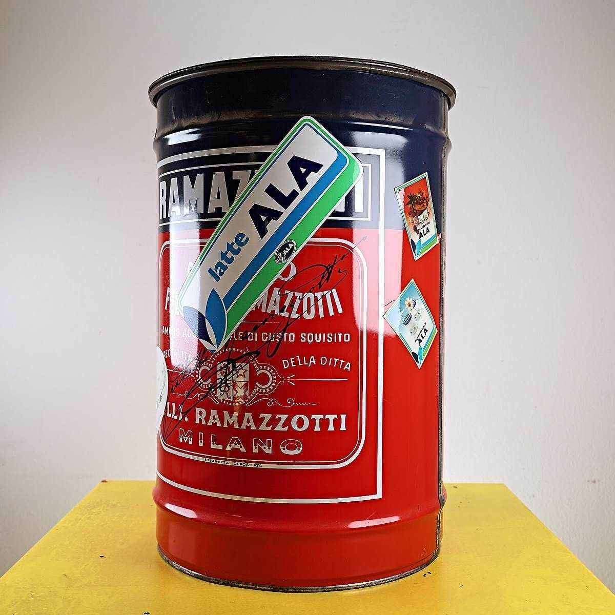Amaro Ramazzotti Vintage Tin Bin