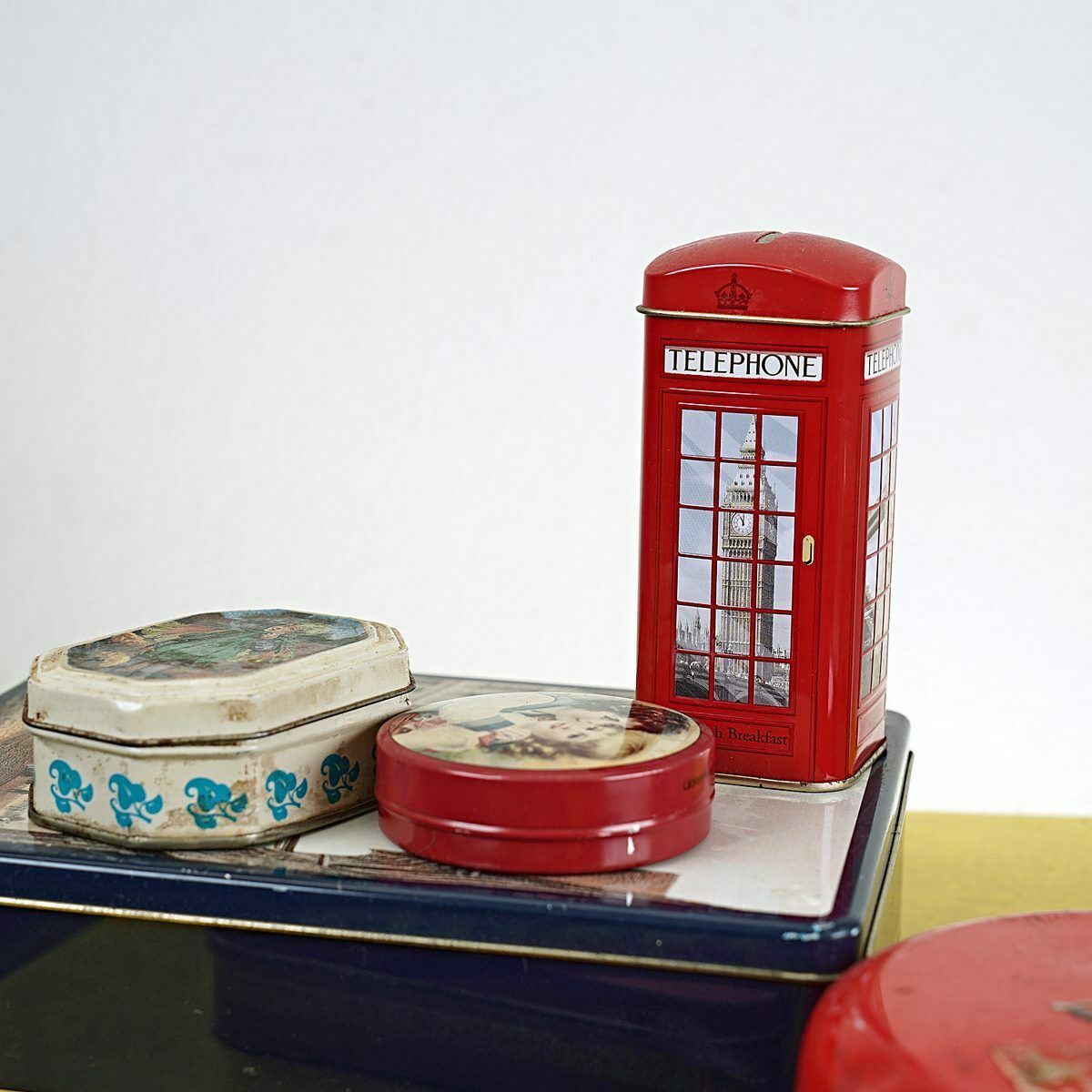 Set Van 9 Vintage Blikken Dozen photo buy