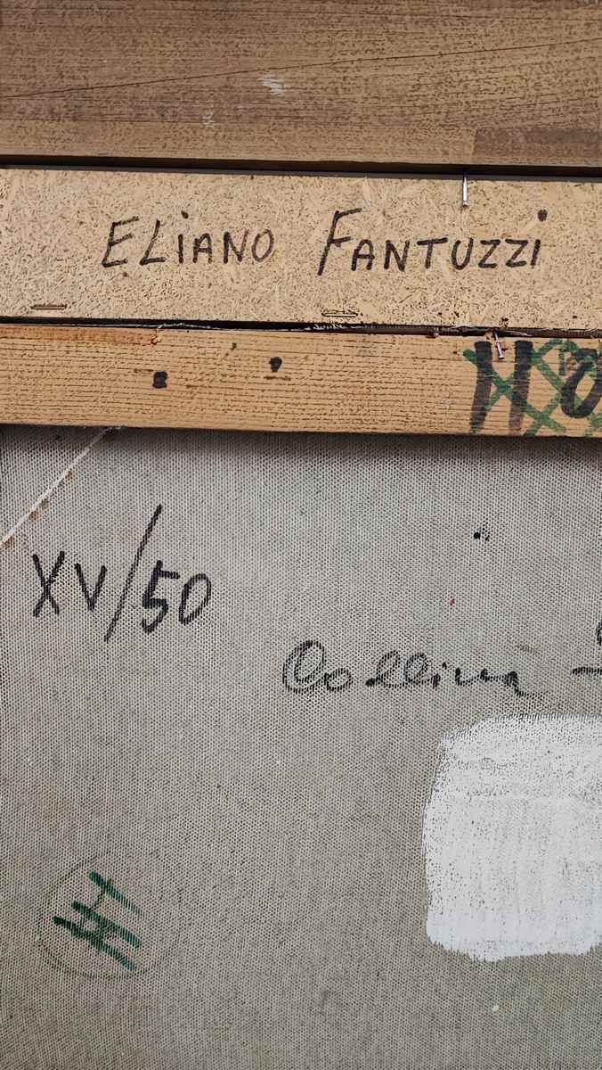 1422.0 Work By Eliano Fantuzzi, Oil On Canvas photo