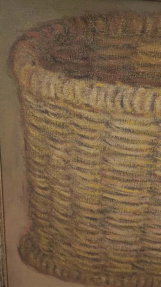 Work By Fabio Aguzzi, Oil On Canvas From 1995, Basket photo for sale