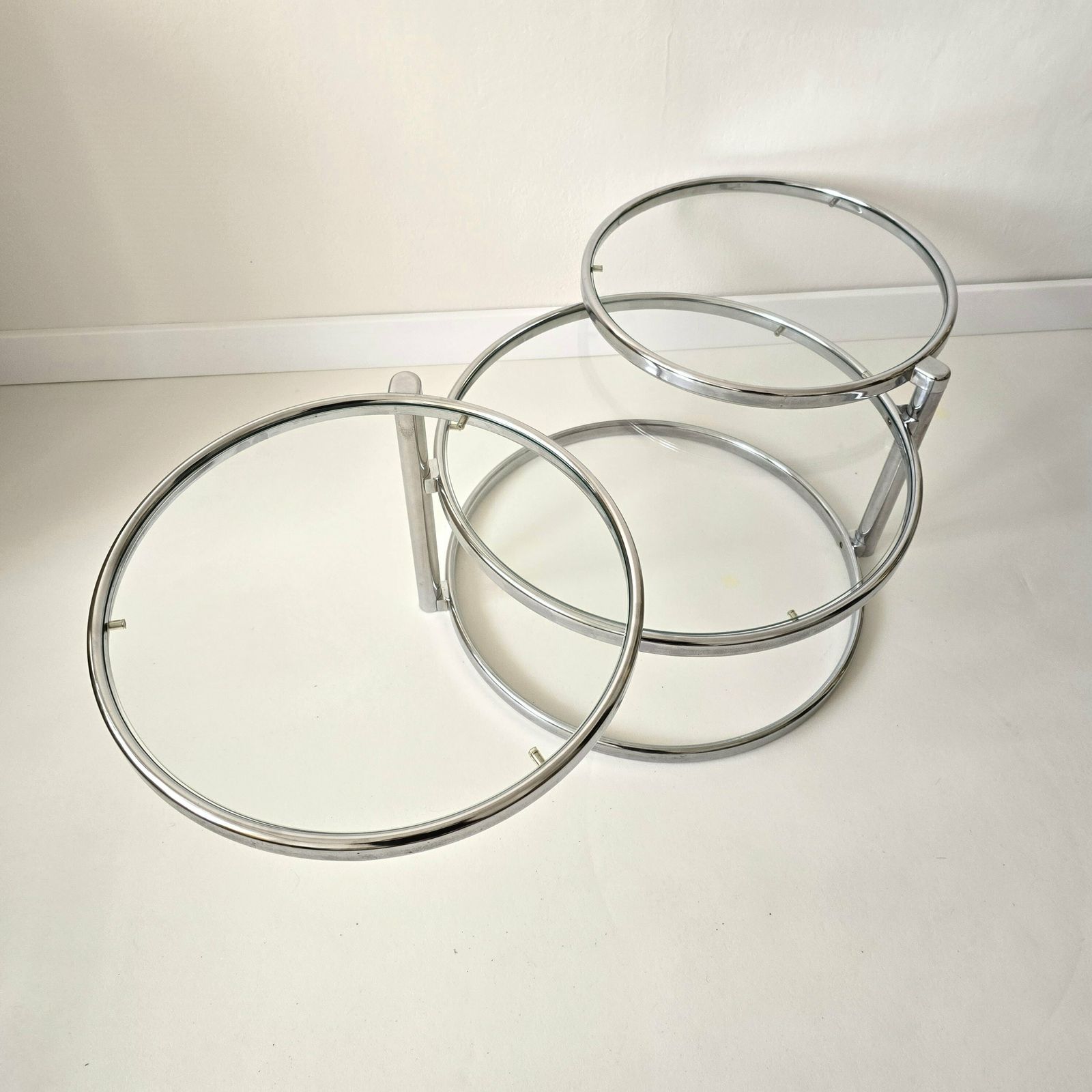 Vintage Mid Century Transformer Coffee Table With 3 Glasses photo buy
