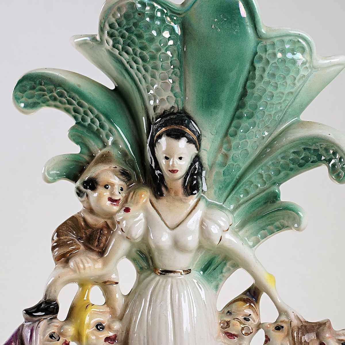 Factori Ceramic Vase From The 1950s, Snow White And The Seven Dwarfs photo furniture