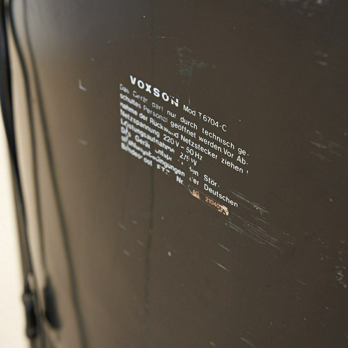 Voxon Color Tv, Very Rare Item photo buy