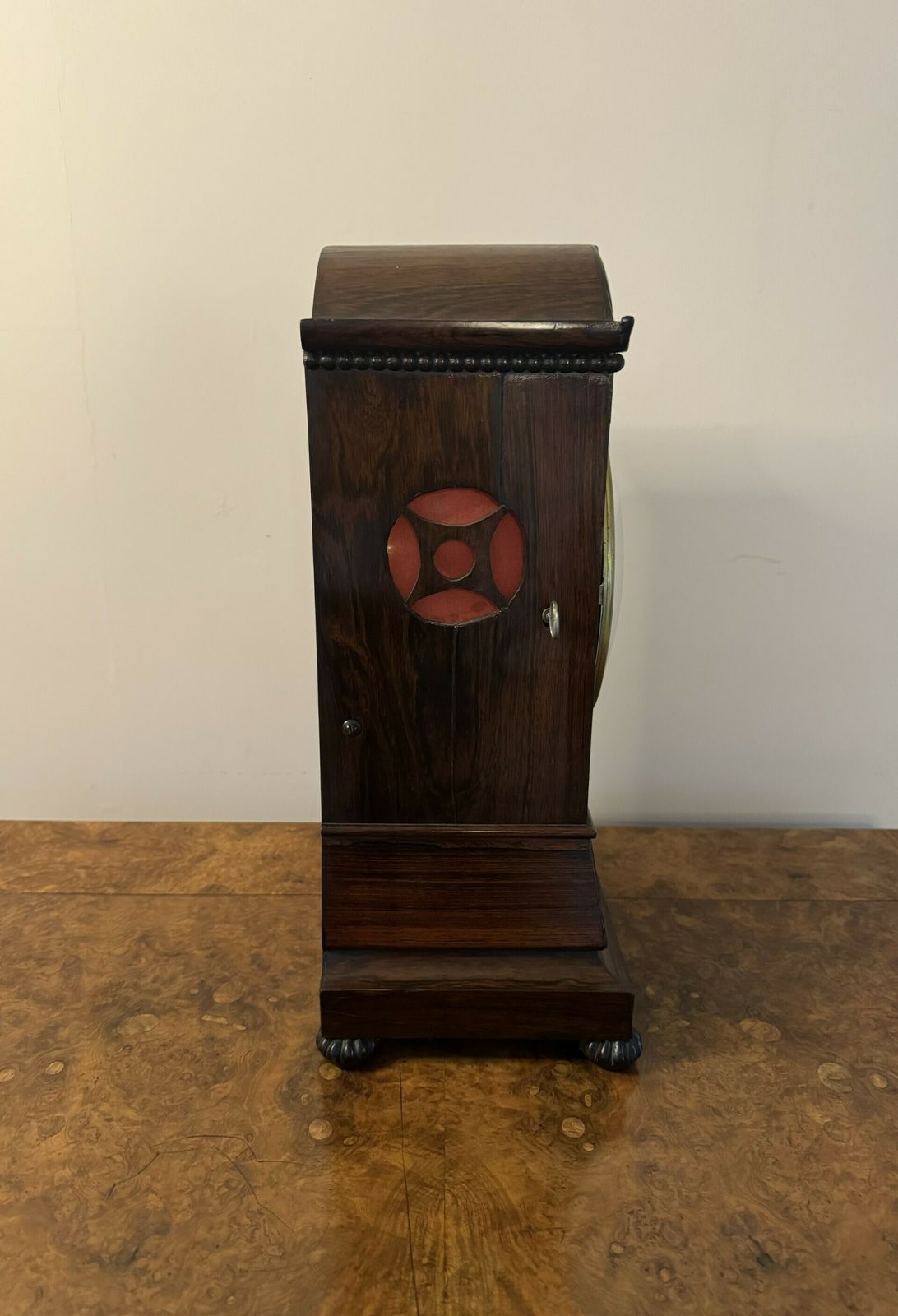 Superb Quality Antique Regency Rosewood Inlaid Bracket Clock By Seller Of Reading photo buy