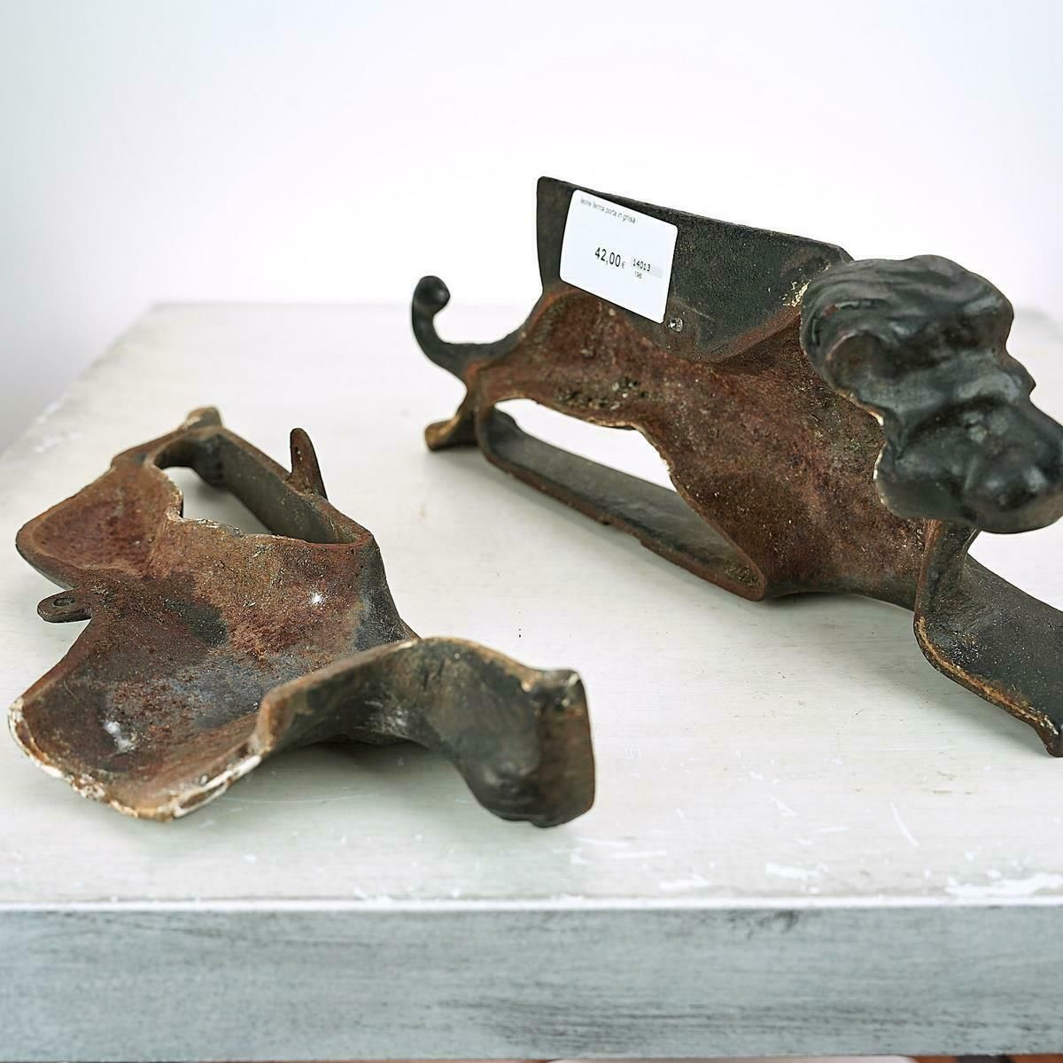Cast Iron Door Stop Lion photo furniture