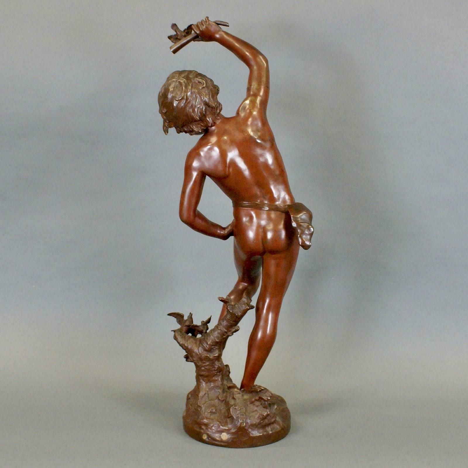 A Bronze Figure After Auguste Moreau (1834 – 1917) photo vinterior