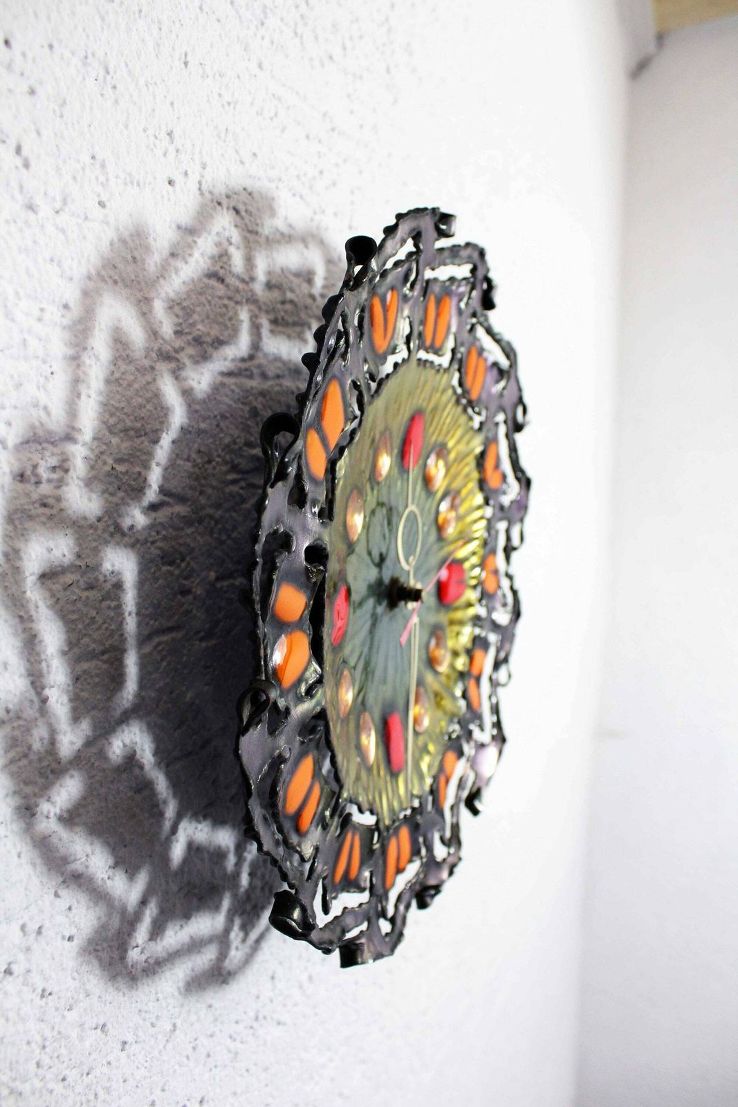 Wall Clock By Franco Bastianelli, Italy Studio Laurana 1960 photo buy
