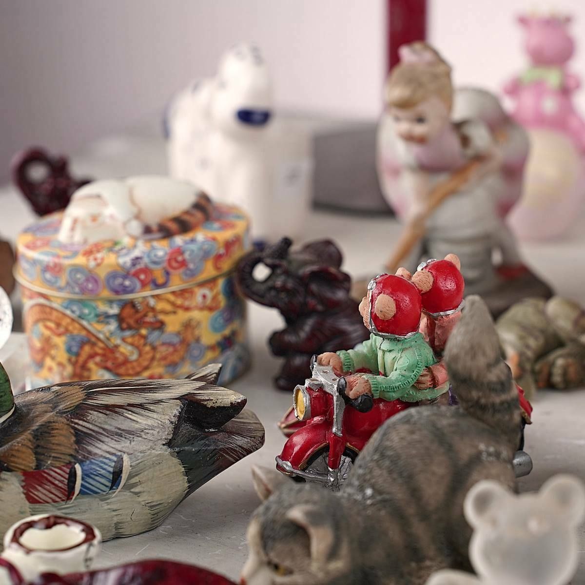 Lot Of Mixed Items, Animal Objects, +25 Pcs photo vintage