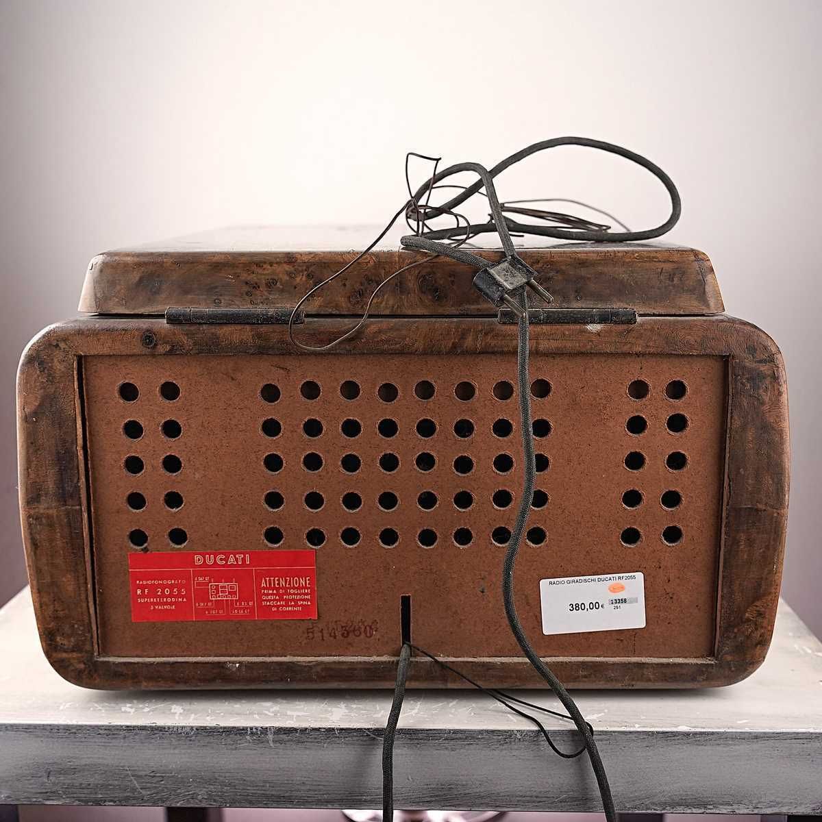 Radio Turntable Ducati Rf2055 photo vintage