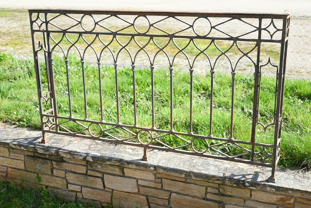 Wrought Iron Window Railings – 2nd Part 18th Century photo for sale