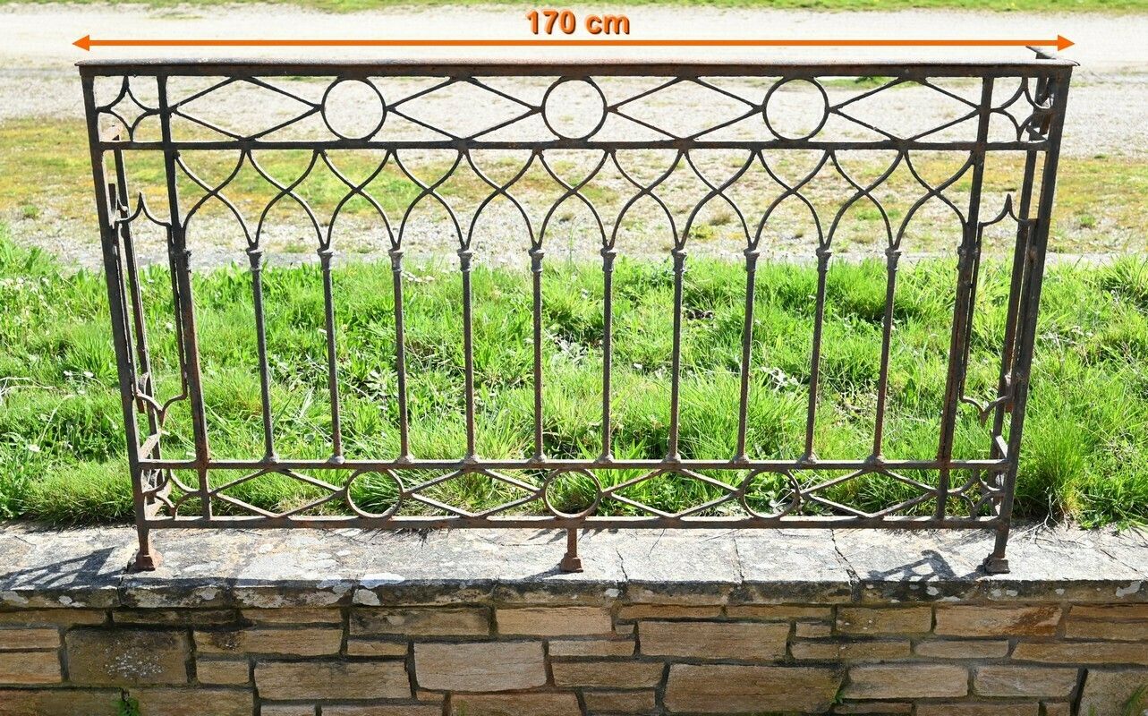 1416.25 Wrought Iron Window Railings – 2nd Part 18th Century photo