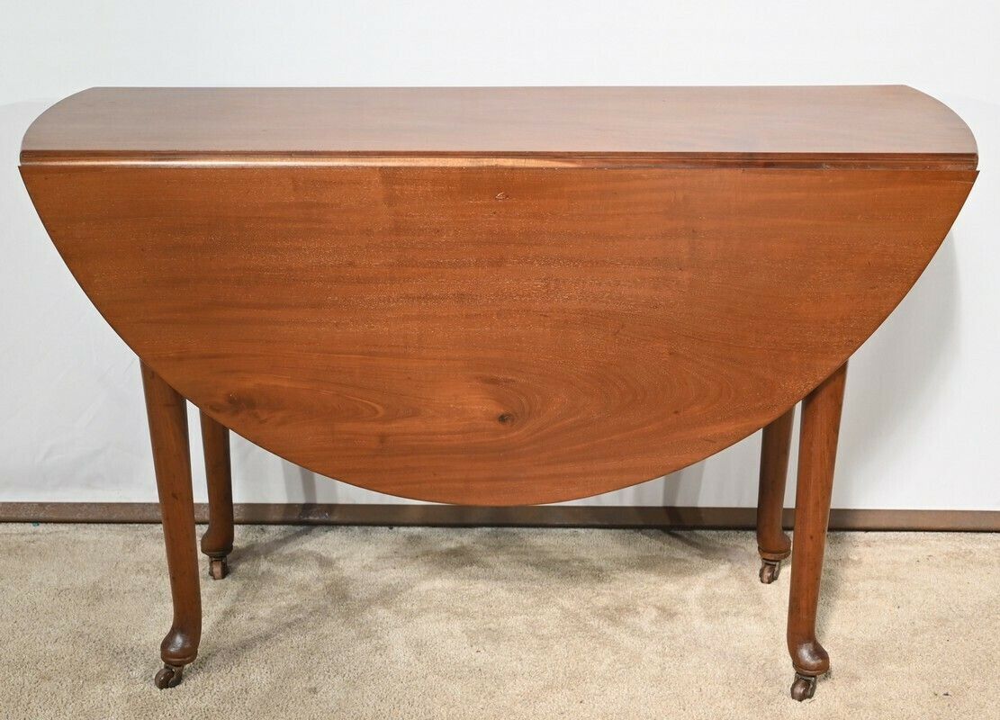 Oval Table 6 Place Settings In Mahogany, England – 1st Part 19th photo vinterior