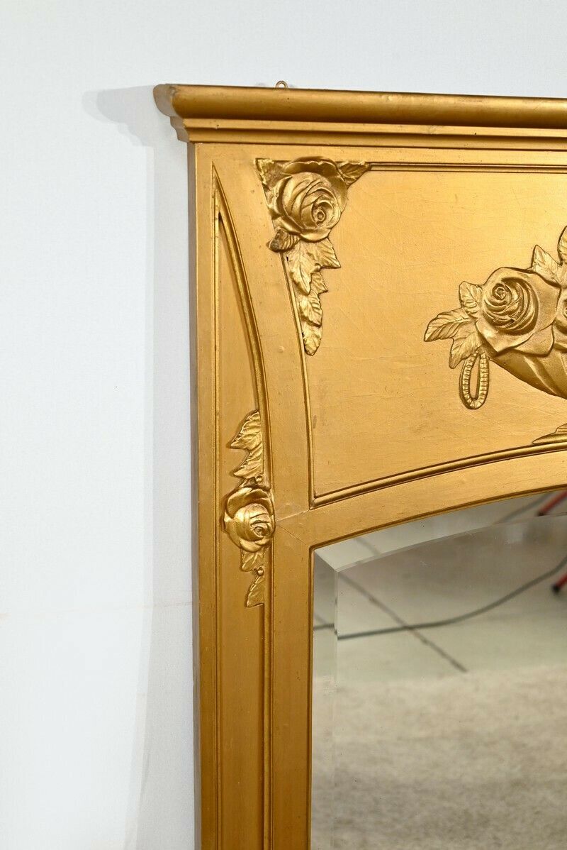 Wooden Mirror And Golden Staff, Louis XVI Style – 1930 photo buy