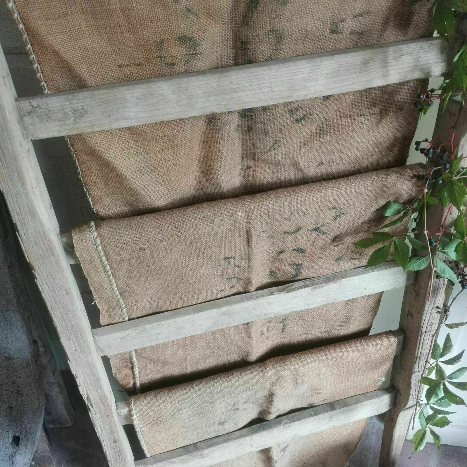 Antique Barn Hay Ladder, Wooden 1900s Rare Design, Solid And Robust. Beautiful photo 145.0