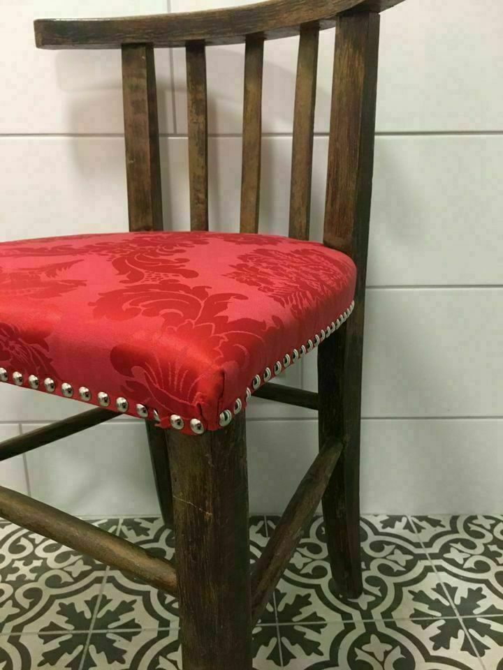 Set Of 2 Vintage Antique Georgian Dining Or Occasional Chairs photo vinterior