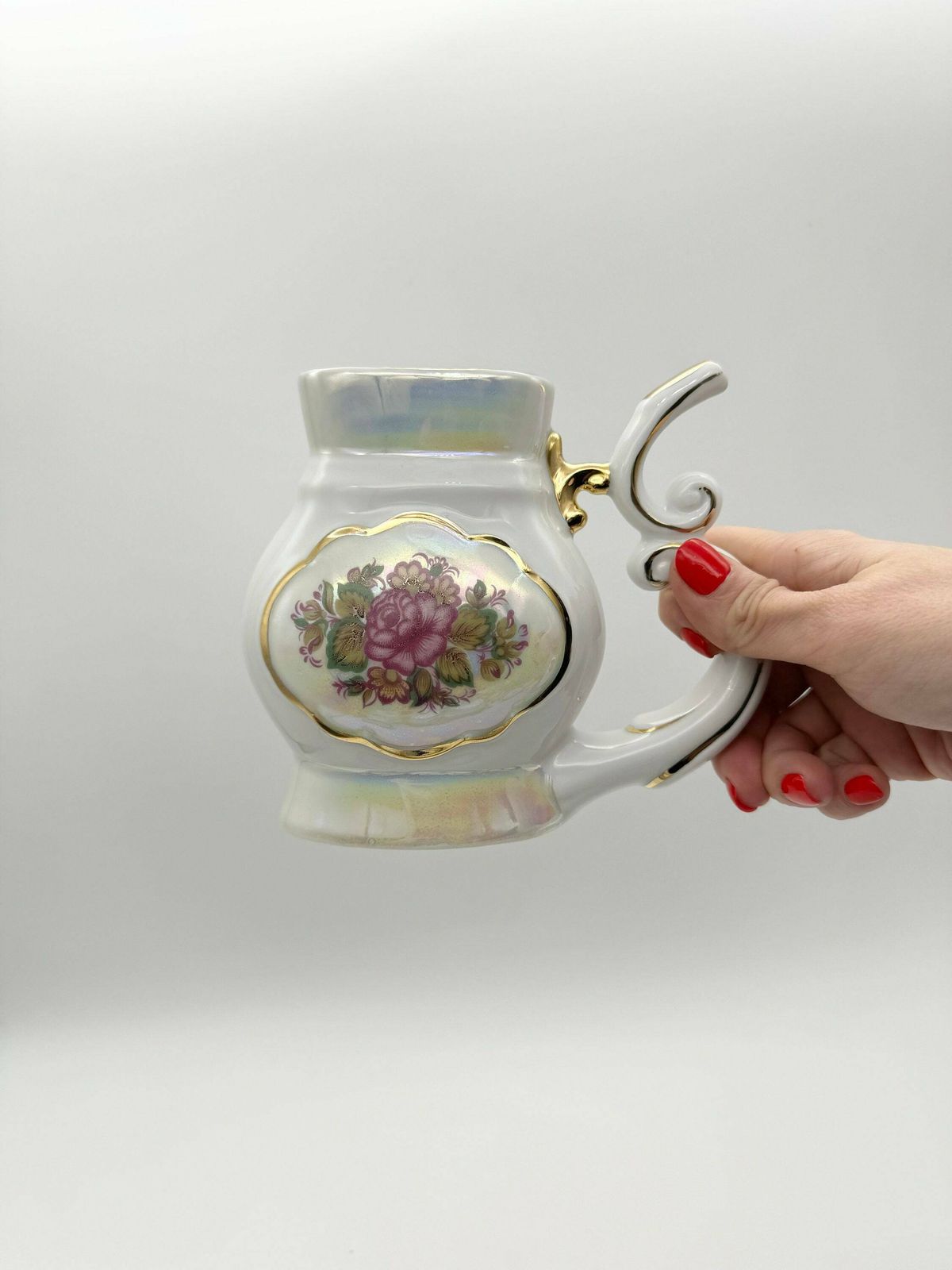 photo furniture Vintage Ussr Sipping Cup From Truskavec, Mineral Water Mug