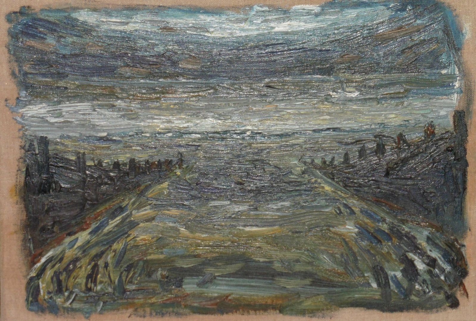 Billy Childish Whitstable Beach At Night, 2002