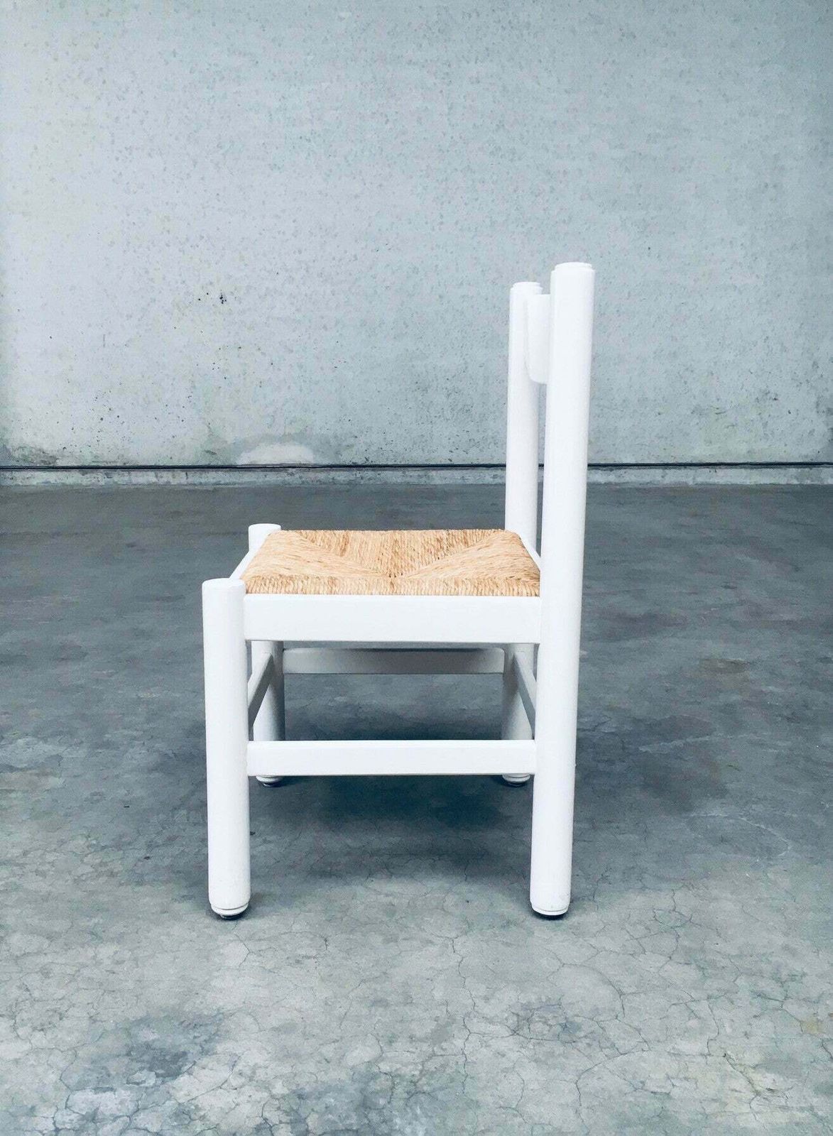 photo vintage Carimate Model Design Side Chair Set, Italy 1970's