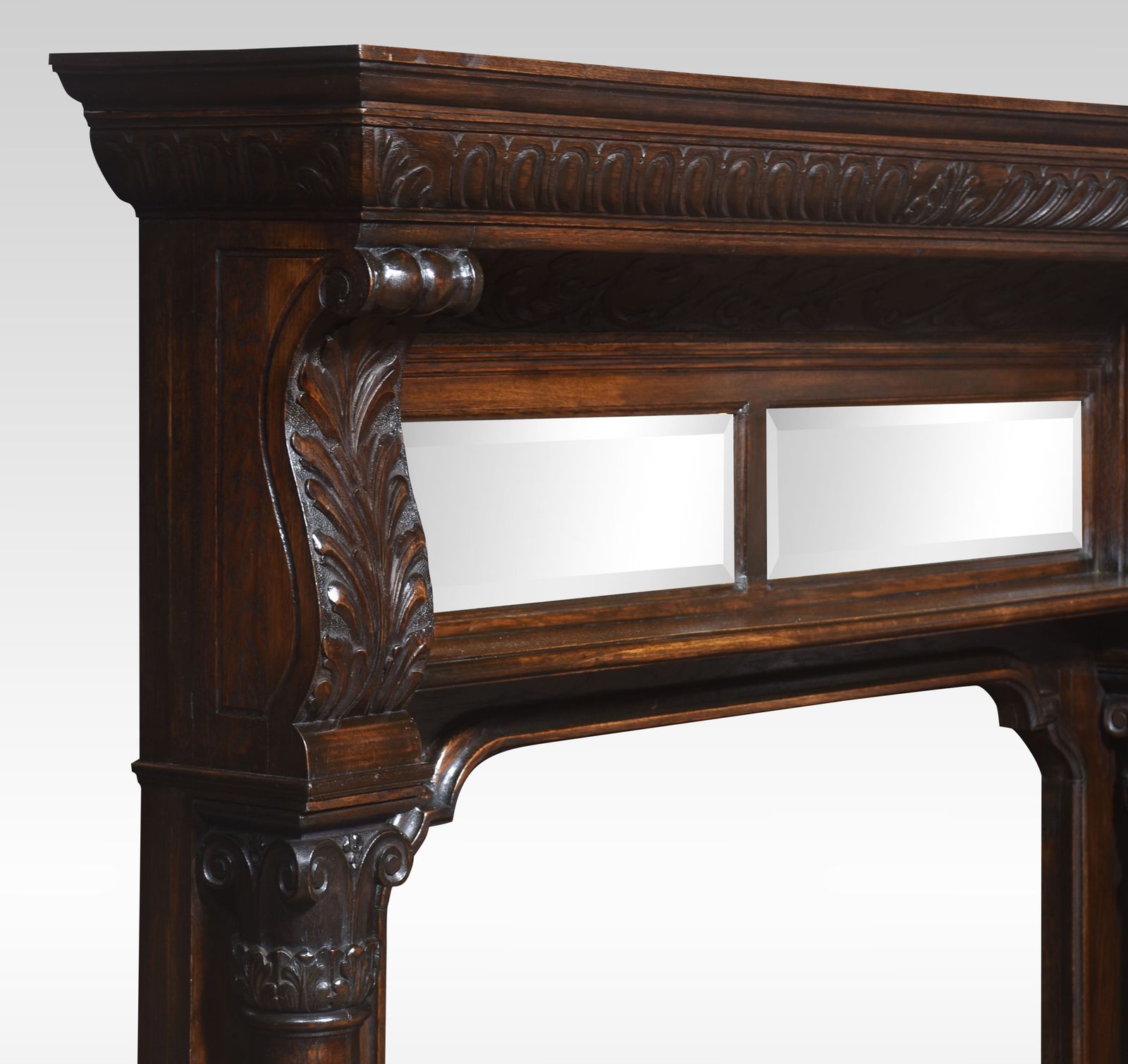 Carved Oak Fire Surround photo Home Fixtures