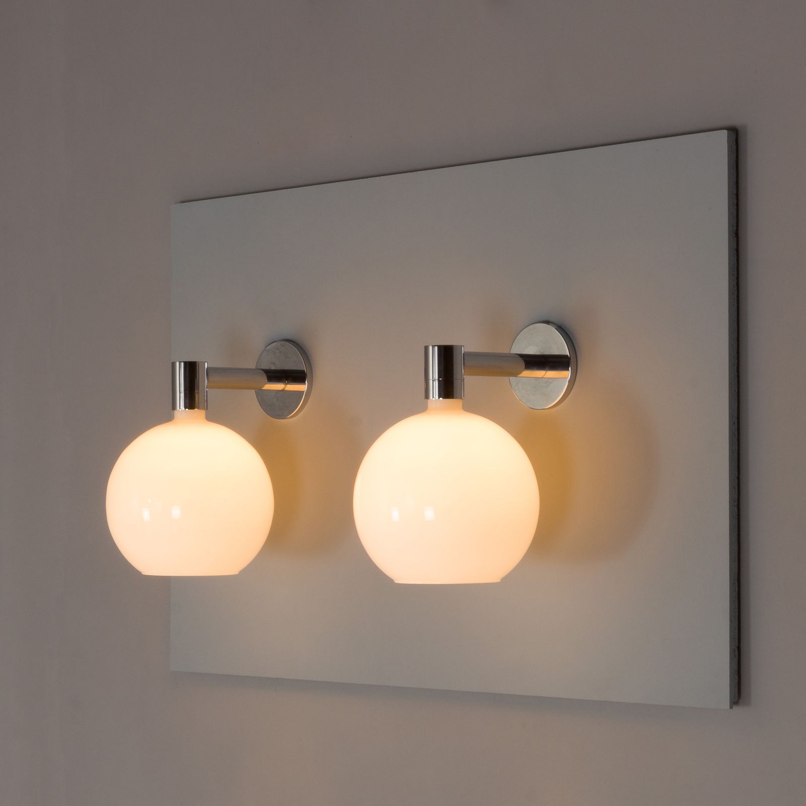 photo furniture Franco Albini Wall Lamps For Sirrah, Italy 1970s