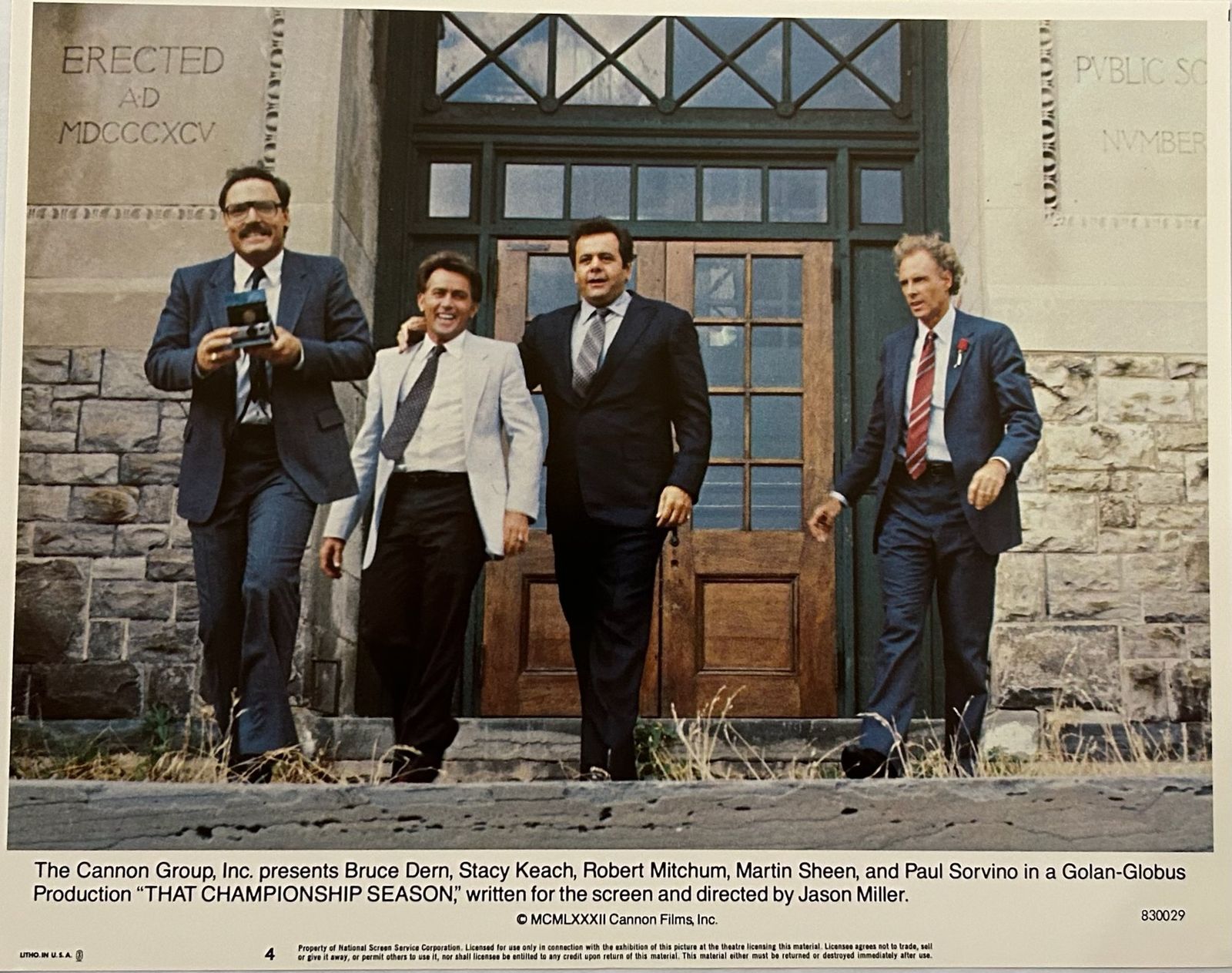 That Championship Season   Original 1982 Lobby Card #4