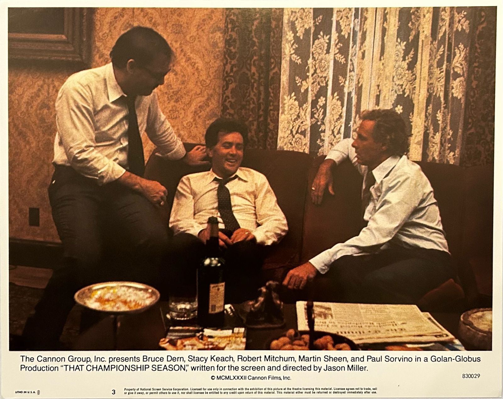That Championship Season   Original 1982 Lobby Card #3