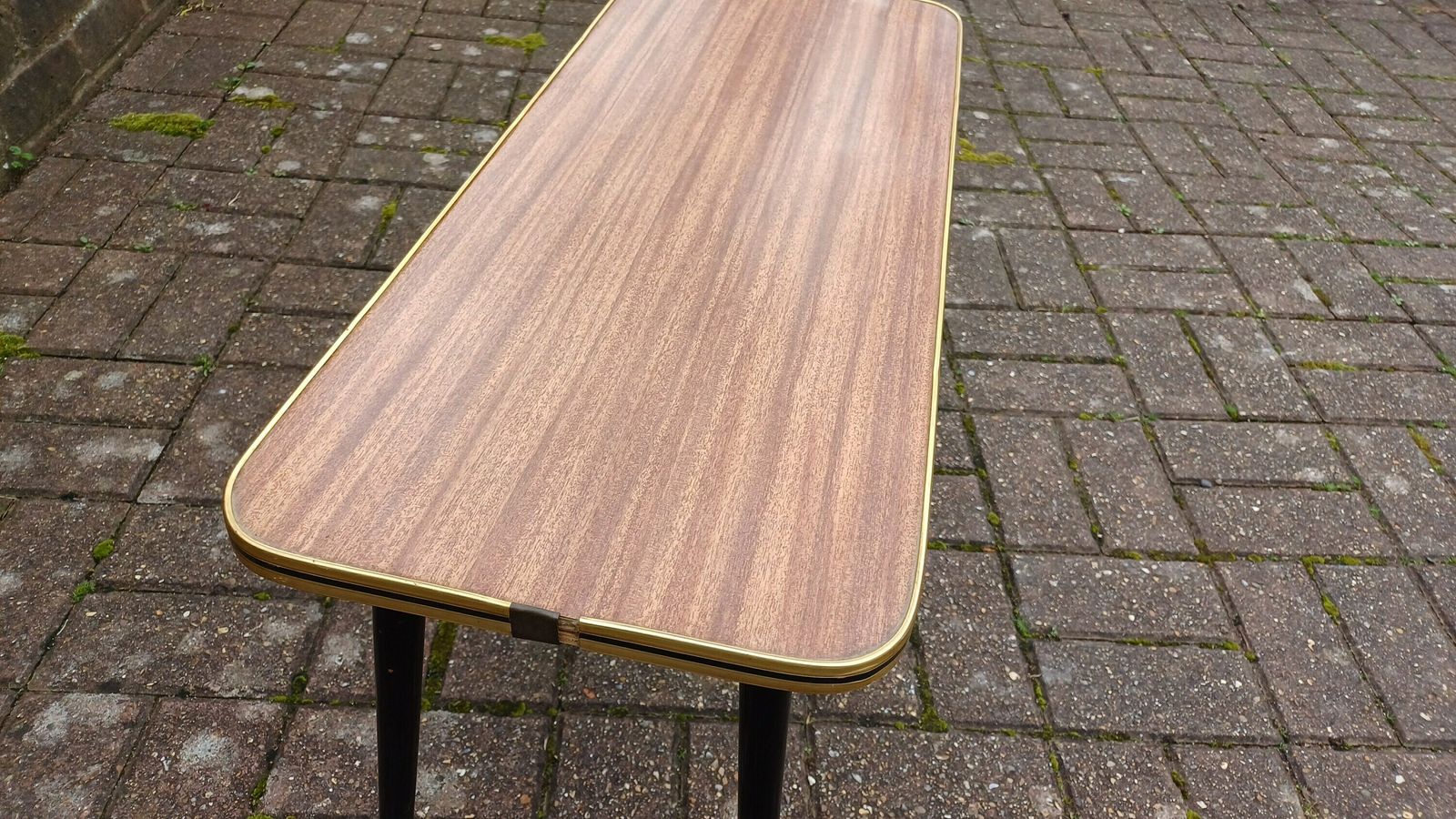 Classic Vintage Retro Coffee Table Melamine Top And Atomic Legs Made By ‘Newiste’ Manchester photo for sale