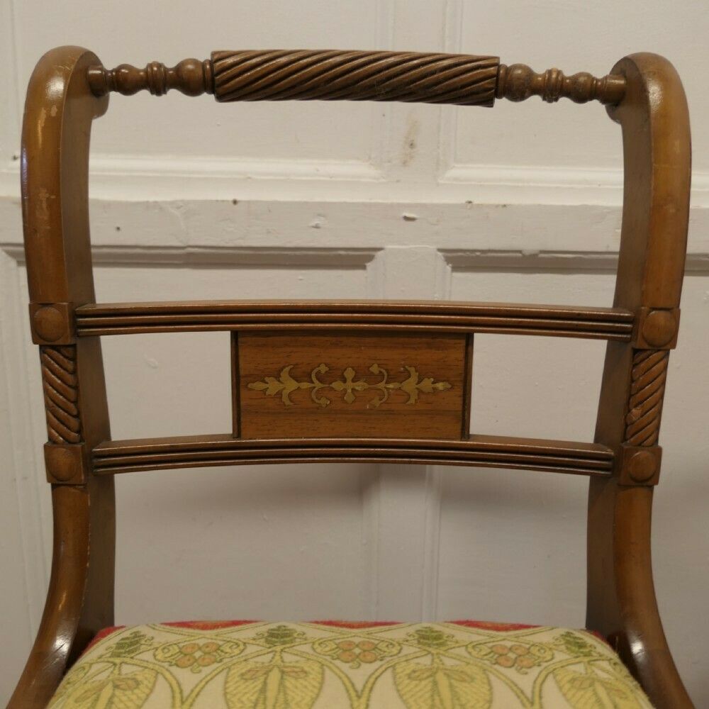 Set Of 4 Art Nouveau Walnut Dining Chairs photo 654.0