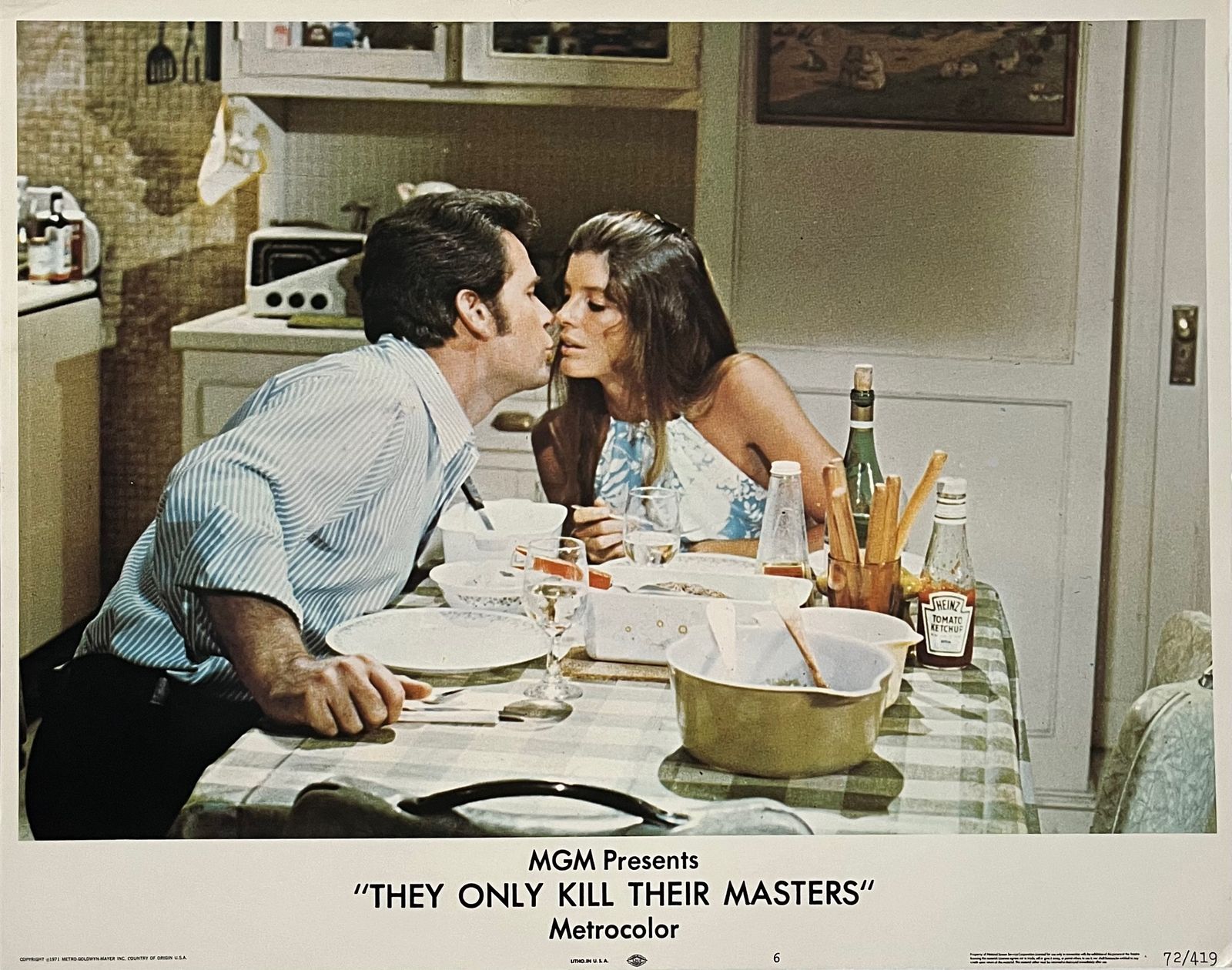 They Only Kill Their Masters   Original 1972 Lobby Card #6