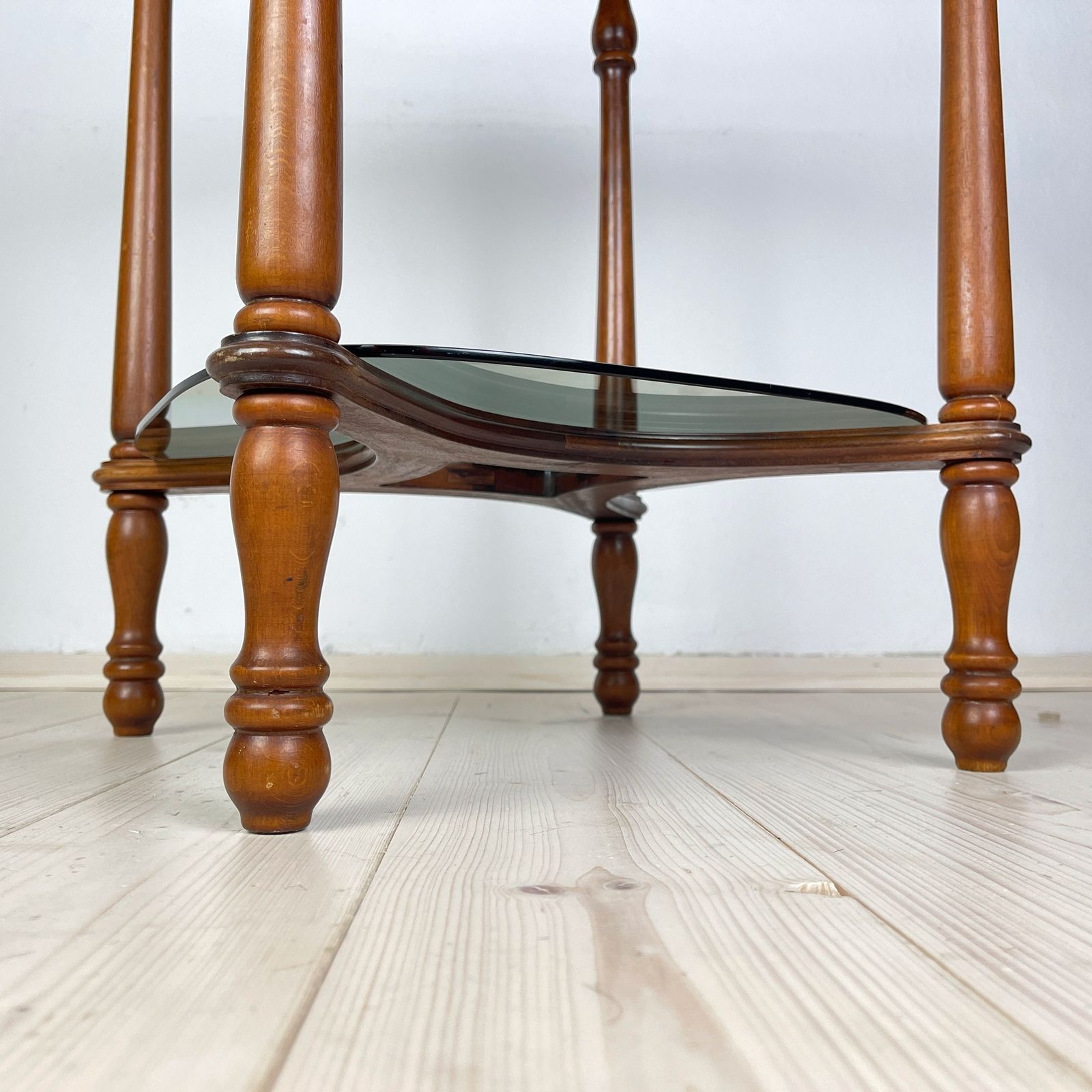 Vintage Wooden Coffee Table Italy 1960s photo vintage