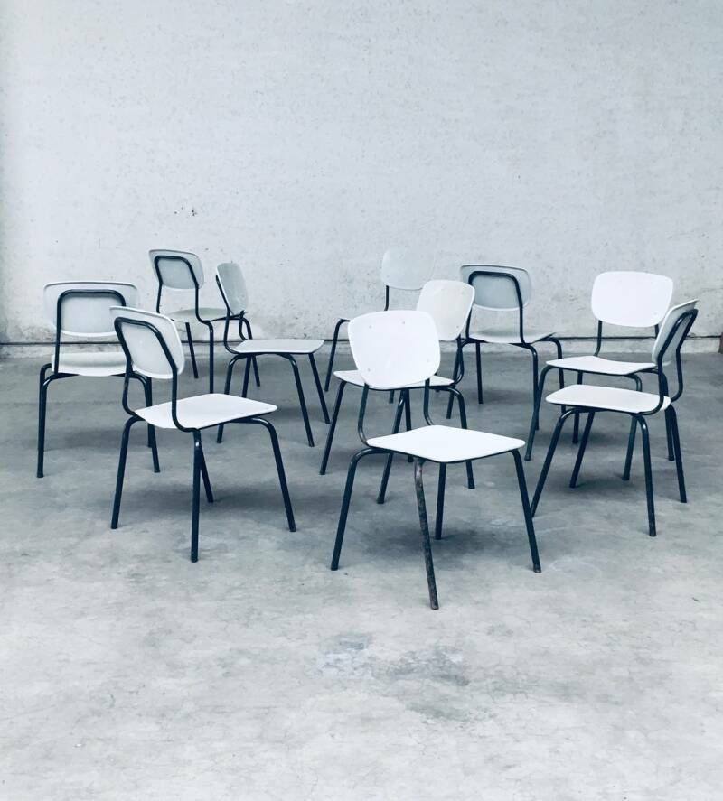 photo vintage Stapelstoelen – Nederlands Industrieel Design, Jaren 1960