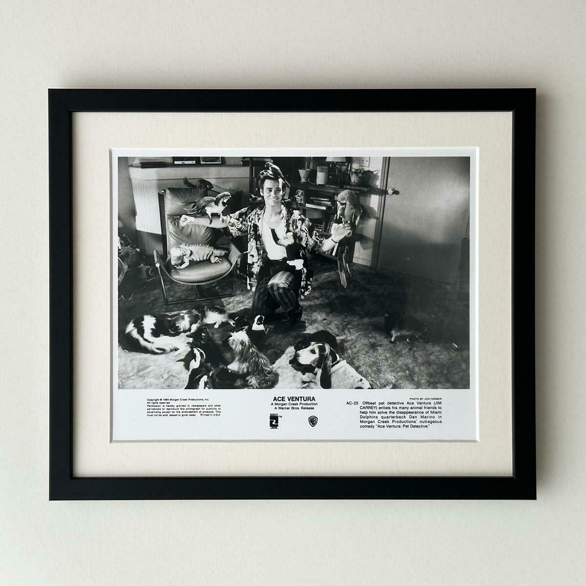 Ace Ventura Publicity Film Still 1994 Jim Carrey Framed photo Art
