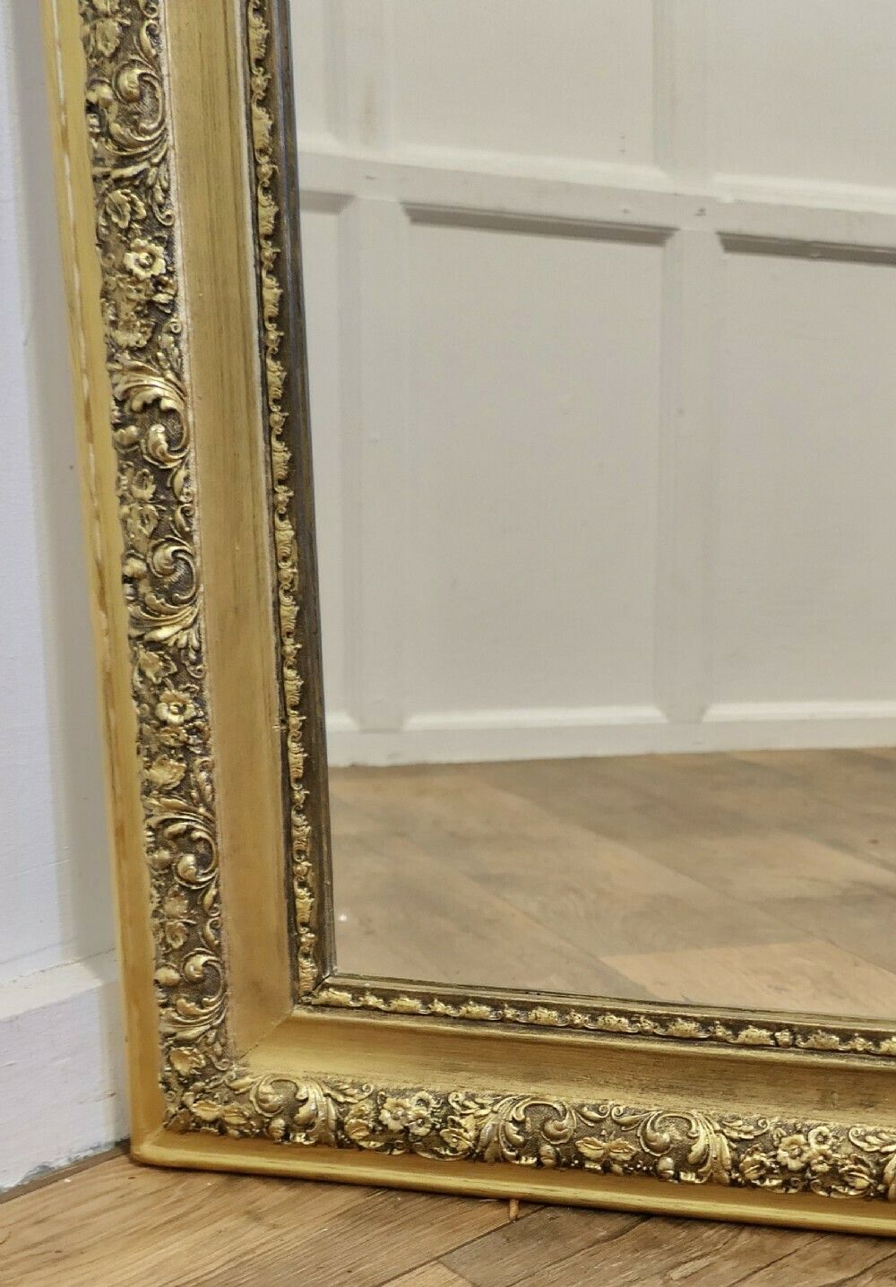 Large French 19th Century Louis Philippe Gold Mirror photo Home Decor