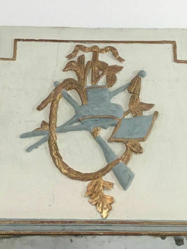 Louis XVI Style Mirror In Patinated Carved Wood photo buy