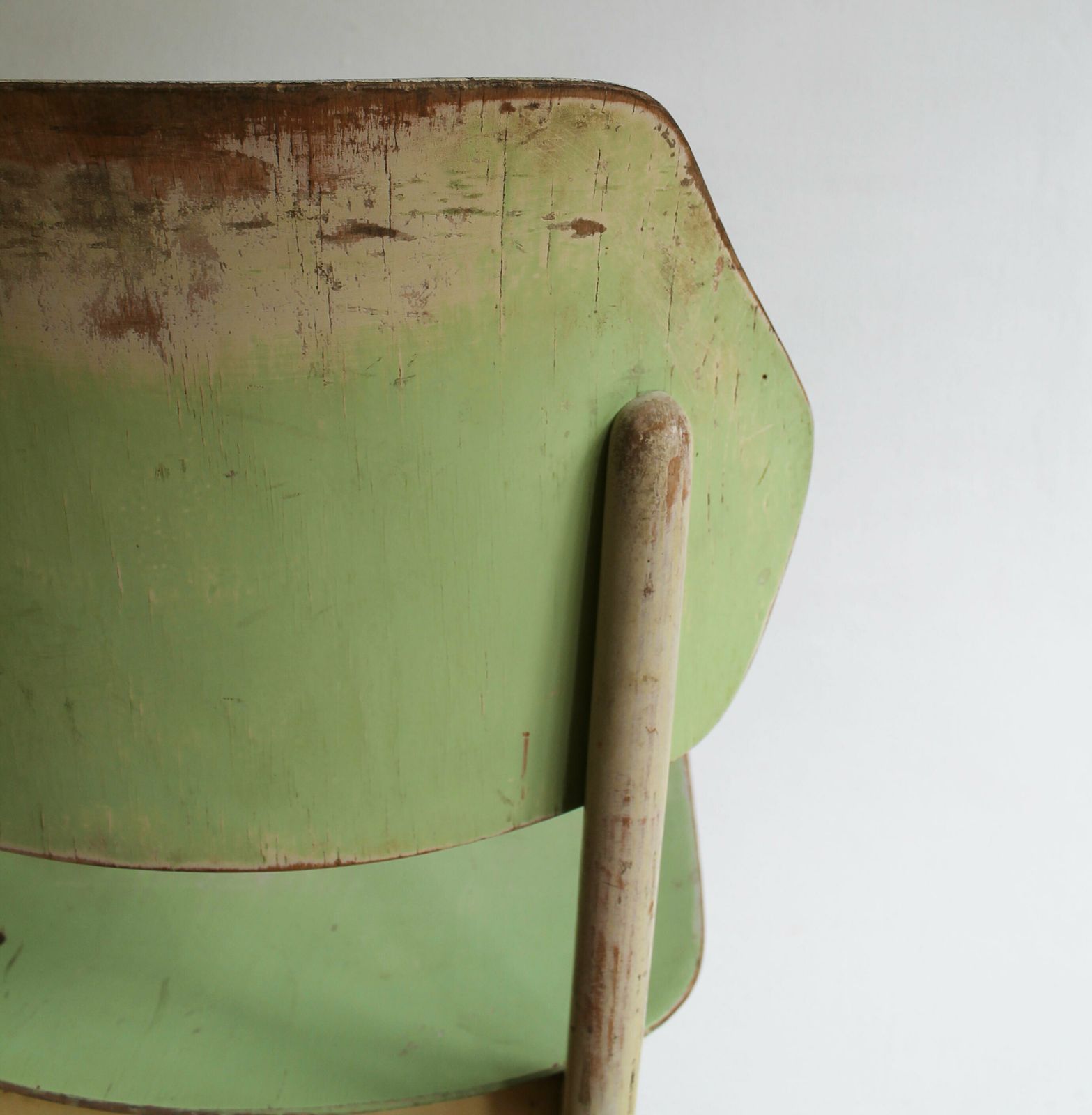 photo for sale Pair Of Green And Blue 1960's Mid Century Modern Dining Chairs By Ton