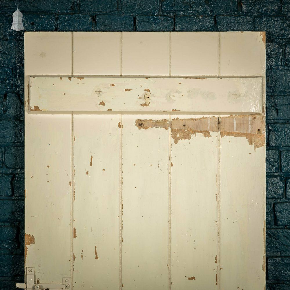 Ledged Plank Door, White Painted photo 180.0