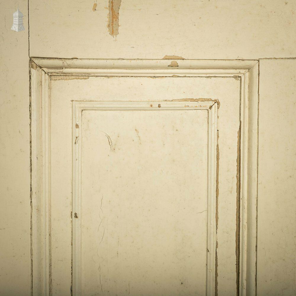 Pine Paneled Door, 4 Moulded Panel White Painted Pine photo furniture