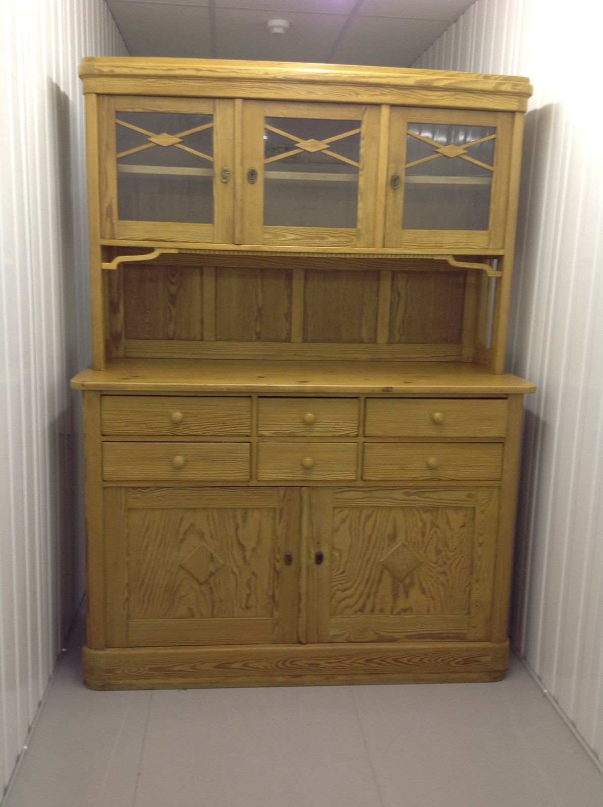 Antique Large Pine Dresser photo Furniture