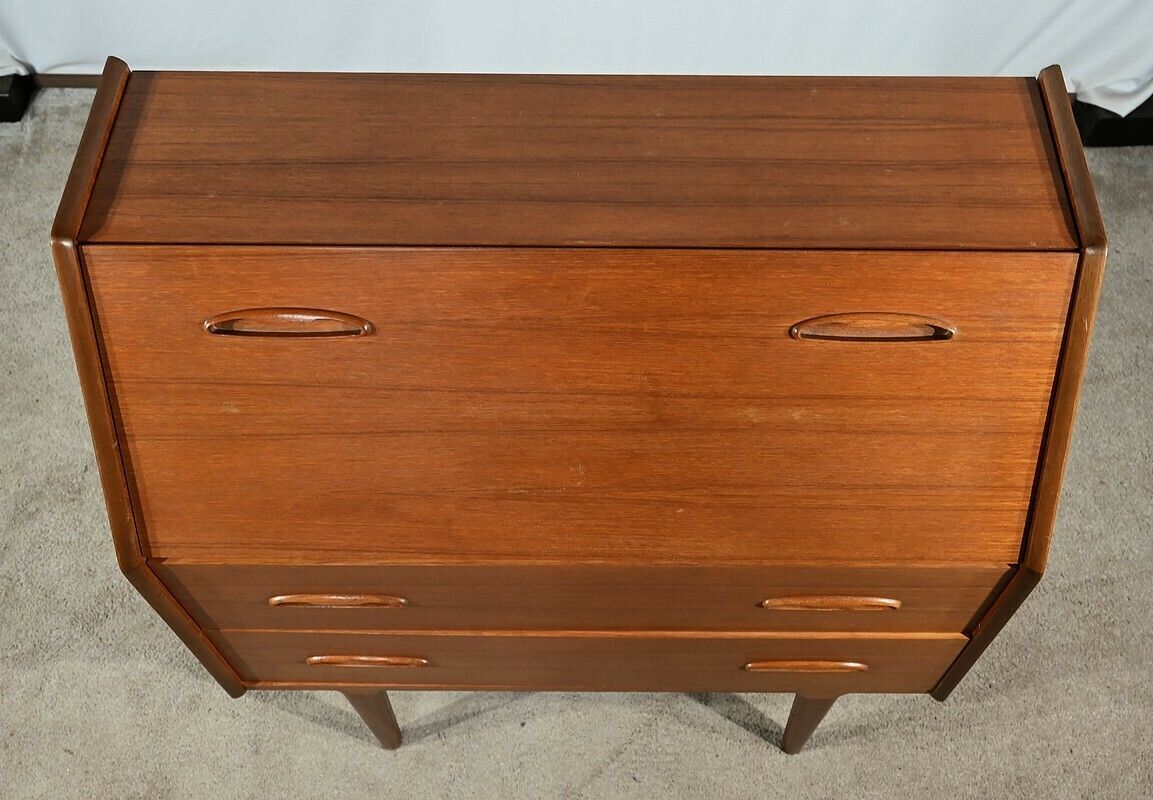 Secretary In Teak, Stamped Lb Kofod Larsen, Denmark – 1960 photo buy