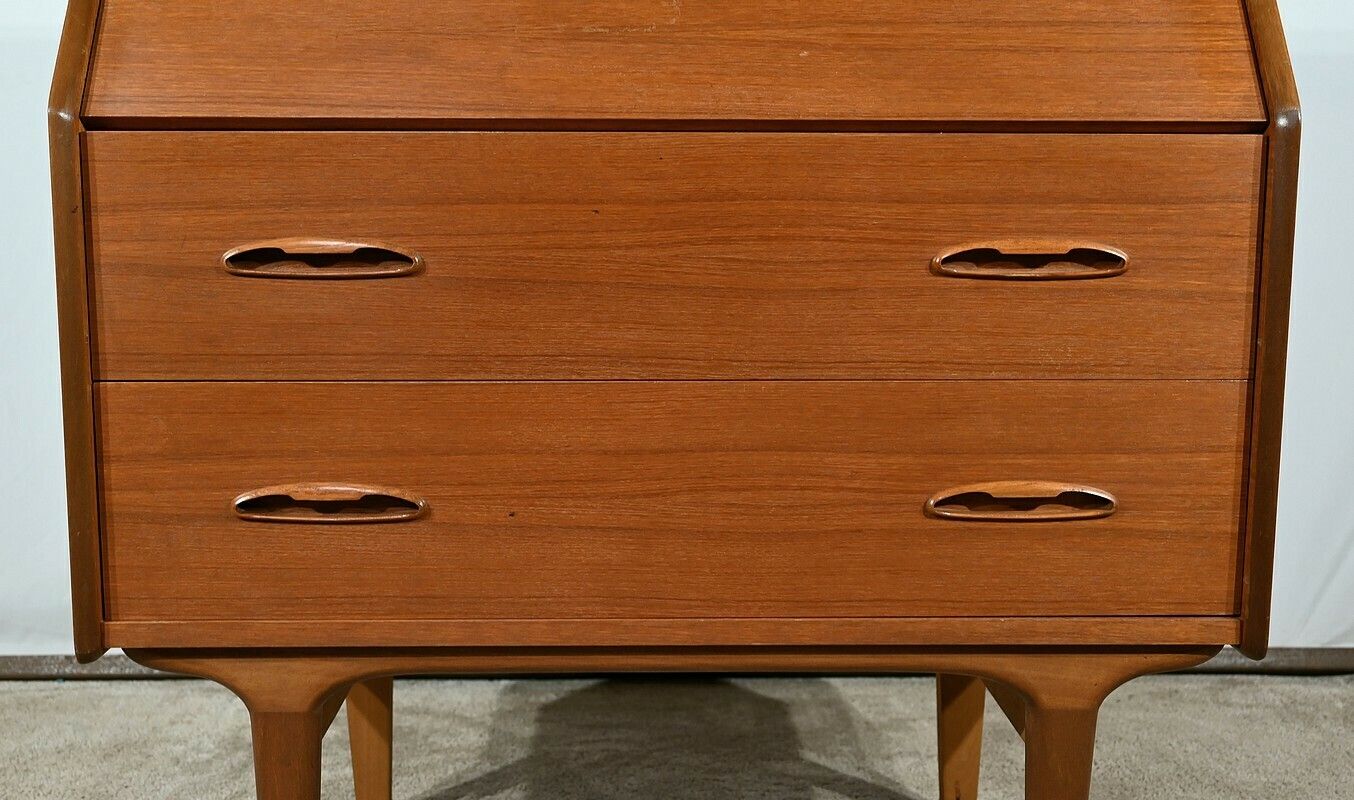 Secretary In Teak, Stamped Lb Kofod Larsen, Denmark – 1960 photo vintage