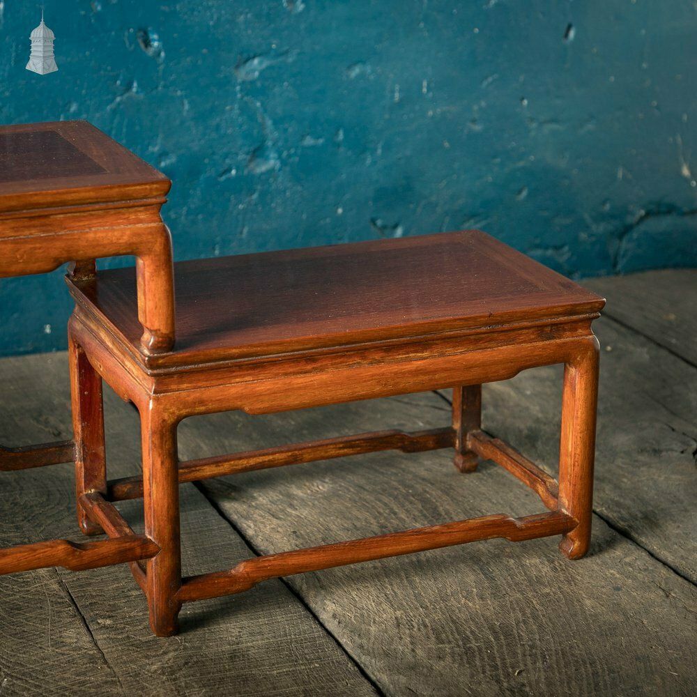 Oriental Multi Tiered Hardwood Display Stand